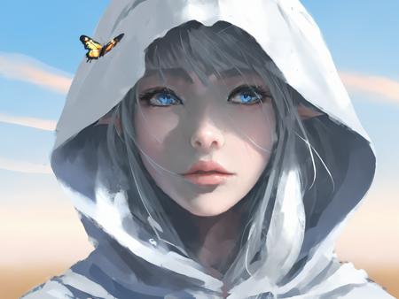 00019-347422743-masterpiece,best quality,wlop, 1girl, solo, blue eyes, bug, butterfly, parted lips, mole under eye, veil, portrait, mole, lookin.png